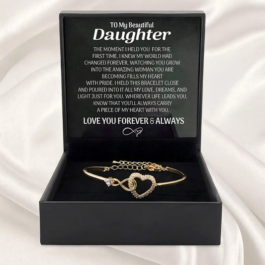To My Daughter - Forever Linked - Bracelet