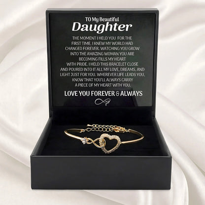 To My Daughter - Forever Linked - Bracelet